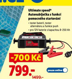 AUTONABÍJEČKA S FUNKCÍ POMOCNÉHO STARTOVÁNÍ