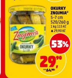 OKURKY ZNOJMIA