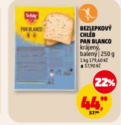 BEZLEPKOVÝ CHLÉB PAN BLANCO
