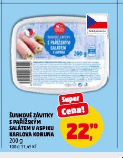 �UNKOV� Z�VITKY S PA�͎SK�M SAL�TEM V ASPIKU