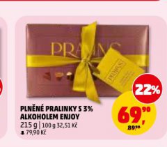 PLN�N� PRALINKY S 3% ALKOHOLEM ENJOY