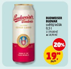 PIVO BUDWEISER BUDVAR