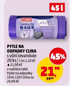 PYTLE NA ODPADKY CLINA