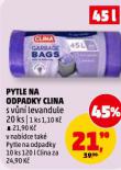 PYTLE NA ODPADKY CLINA
