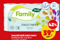 TENTO TOALETN� PAP�R