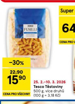 TESCO T�STOVINY