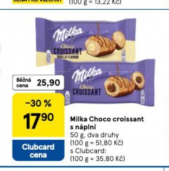 MILKA CHOCO CROISSANT S NÁPLNÍ