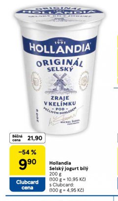 HOLLANDIA SELSK� JOGURT B�L�