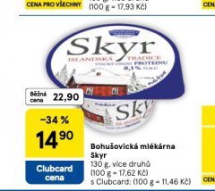 BOHUŠOVICKÁ MLÉKÁRNA SKYR