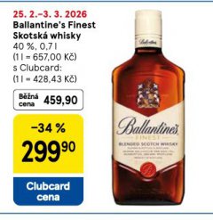BALLANTINE�S FINEST SKOTSK� WHISKY