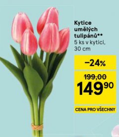 KYTICE UMĚLÝCH TULIPÁNŮ
