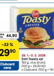 ZOTT TOASTY SÝR