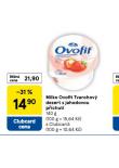 MILKO OVOFIT TVARTOHOV� DEZERT S JAHODOVOU P��CHUT�
