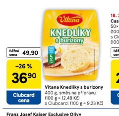 VITANA KNEDL�KY S BURIZONY