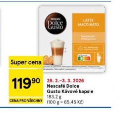 NESCAF� DOLCE GUSTO K�VOV� KAPSLE