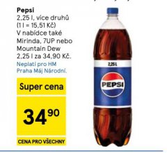 PEPSI, MIRINDA, 7UP, MOUNTAIN DEW