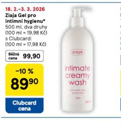 ZIAJA GEL PRO INTIMN� HYGIENU