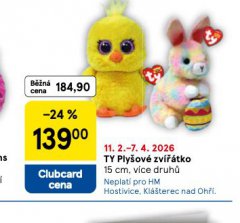 TY PLYŠOVÉ ZVÍŘÁTKO