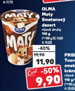 OLMA MATY SMETANOV� DEZERT