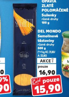 DEL MONDO SEMOLINOV� T�STOVINY