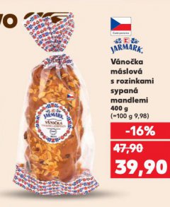 V�NO�KA M�SLOV� S MANDLEMI A ROZINKAMI