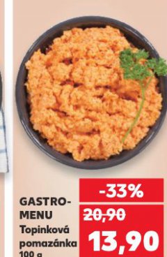 GASTRO-MENU TOPINKOV� POMAZ�NKA