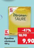 KYSELINA CITRONOV�