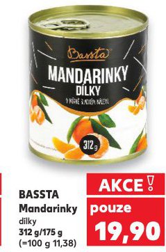 BASSTA MANDARINKY