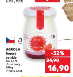 AGROLA JOGURT VE SKLE