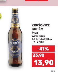 PIVO KRU�OVICE BOH�M