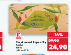 RECYKLOVAN� KAPESN�KY