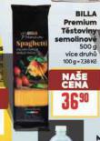 BILLA PREMIUM T�STOVINY SEMOLINOV�