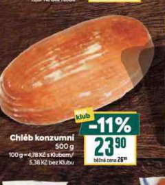 CHLÉB KONZUMNÍ
