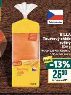 BILLA TOUSTOV� CHL�B SV�TL�