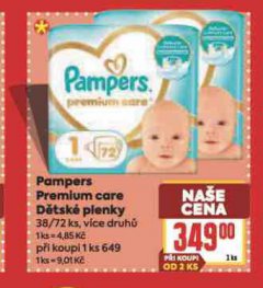 PAMPERS D�TSK� PLENKY