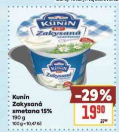 KUNÍN ZAKSANÁ SMETANA 15%