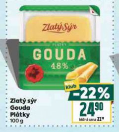 ZLAT� S�R GOUDA PL�TKY