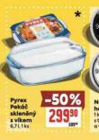 PYREX PEK�� SKLEN�N� S V�KEM
