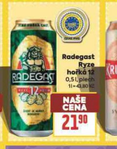 PIVO RADEGAST RYZE HO�K� 12