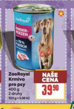 ZOOROYAL KRMIVO PRO PSY