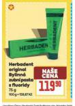 HERBAXDENT ORIGINAL BYLINN� ZUBN� PASTA S FLUORIDEM