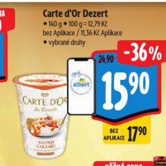 CARTE D'OR SMETANOV� DEZERT