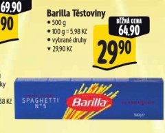 BARILLA T�STOVINY