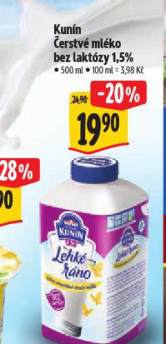 KUN�N �ERSTV� ML�KO BEZ LAKT�ZY