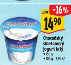 CHOCE�SK� SMETANOV� JOGURT