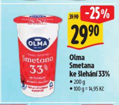 OLMA SMETANA KE ŠLEHÁNÍ