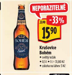 PIVO KRU�OVICE BOH�M