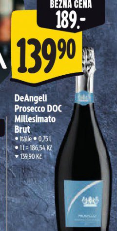 DEANGELI PROSECCO DOC MILLESIMATO BRUT