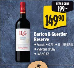 BARTON & GUESTIER RESERVE
