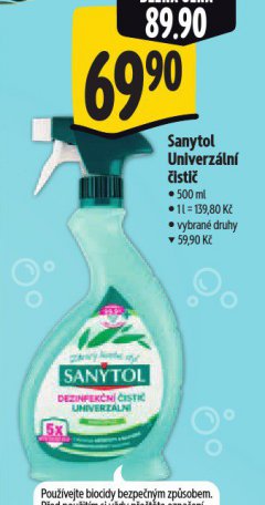SANYTOL UNIVERZ�LN� �ISTI�